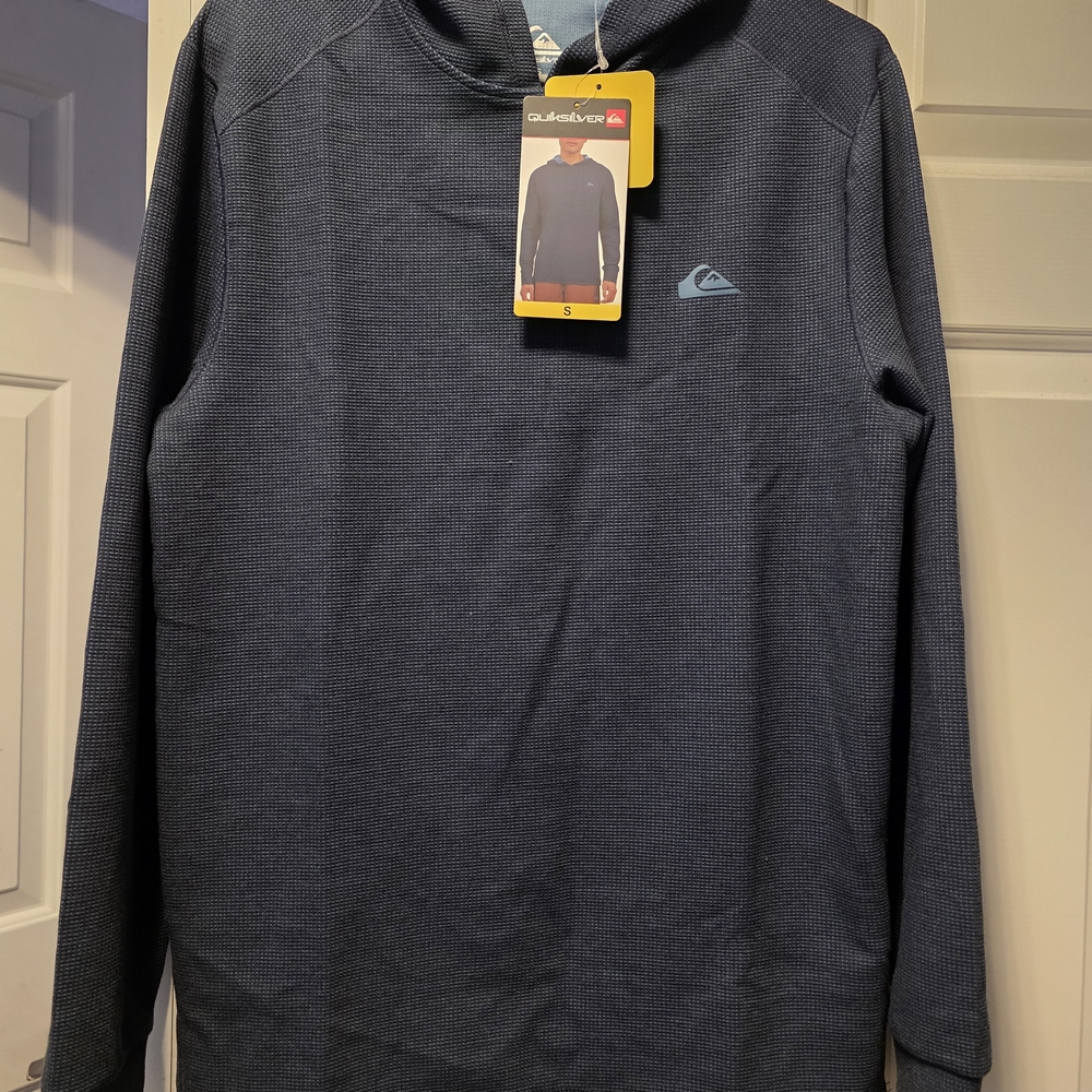 Quiksilver Dark Blue Thermal Hoodie